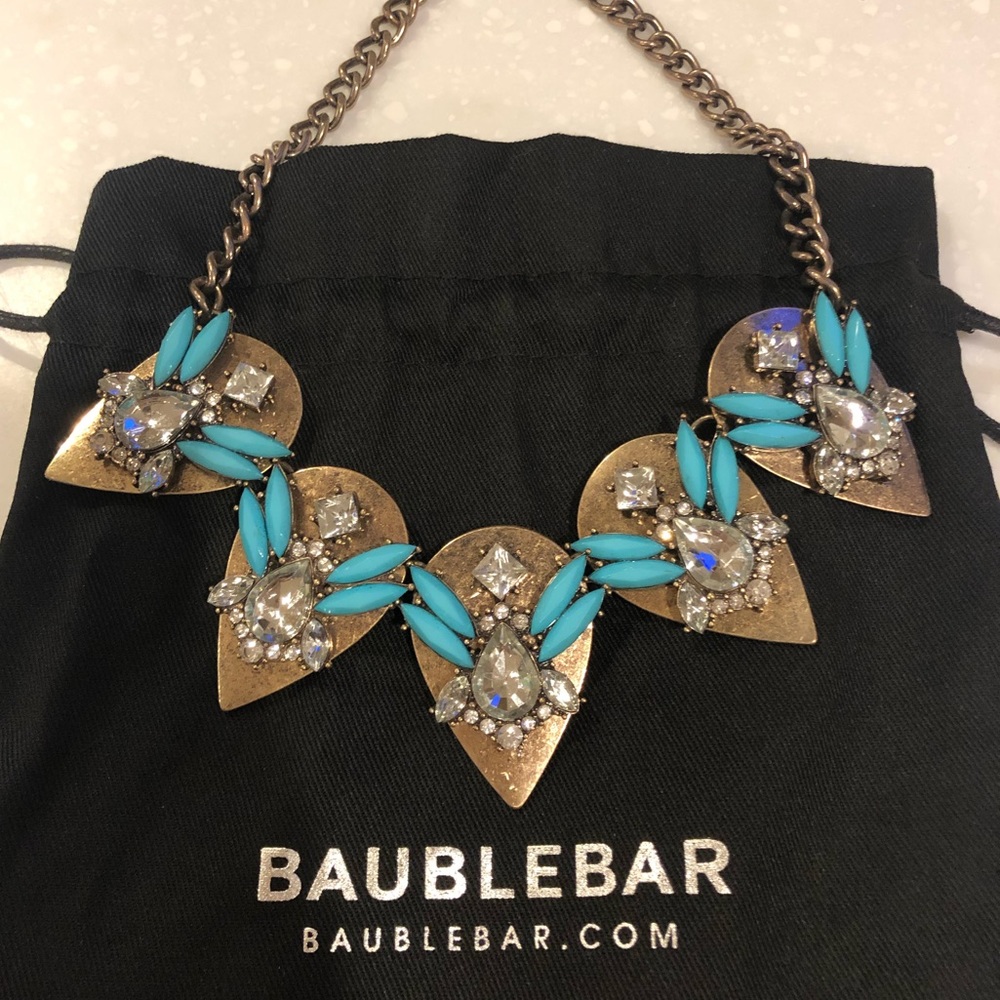 BaubleBar Turquoise Statement Necklace - Picture 2 of 3